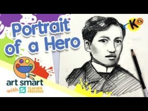 Portrait of a Hero Art Smart with Teacher Precious
