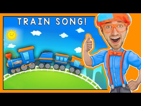 Trains for Children | Fun Train Song by Blippi