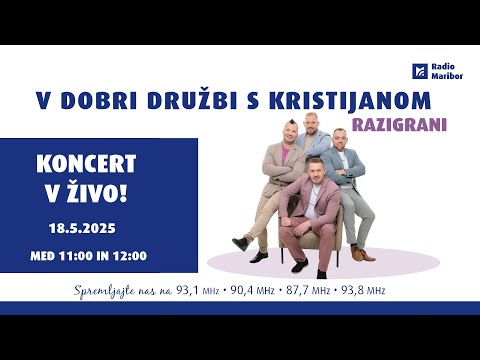 🎶 Razigrani - v živo v oddaji V dobri družbi s Kristijanom 🎶
