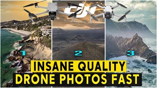 DJI Mini 4 Pro / DJI Air 3S - HOW TO EDIT DRONE PHOTOS IN SECONDS