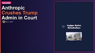 Anthropic Crushes Trump Admin Over AI Ban