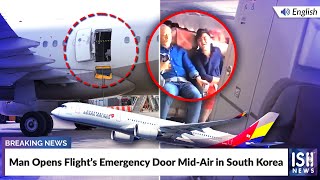 Man Opens Flight’s Emergency Door Mid-Air in South Korea