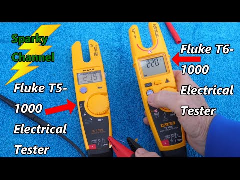  Fluke T5-1000 vs Fluke T6-1000 Electrical Testers