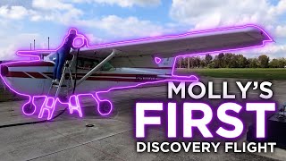 Molly’s First Discovery Flight!