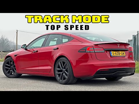 TRUE TOP SPEED of the TESLA MODEL S PLAID on AUTOBAHN in TRACK MODE