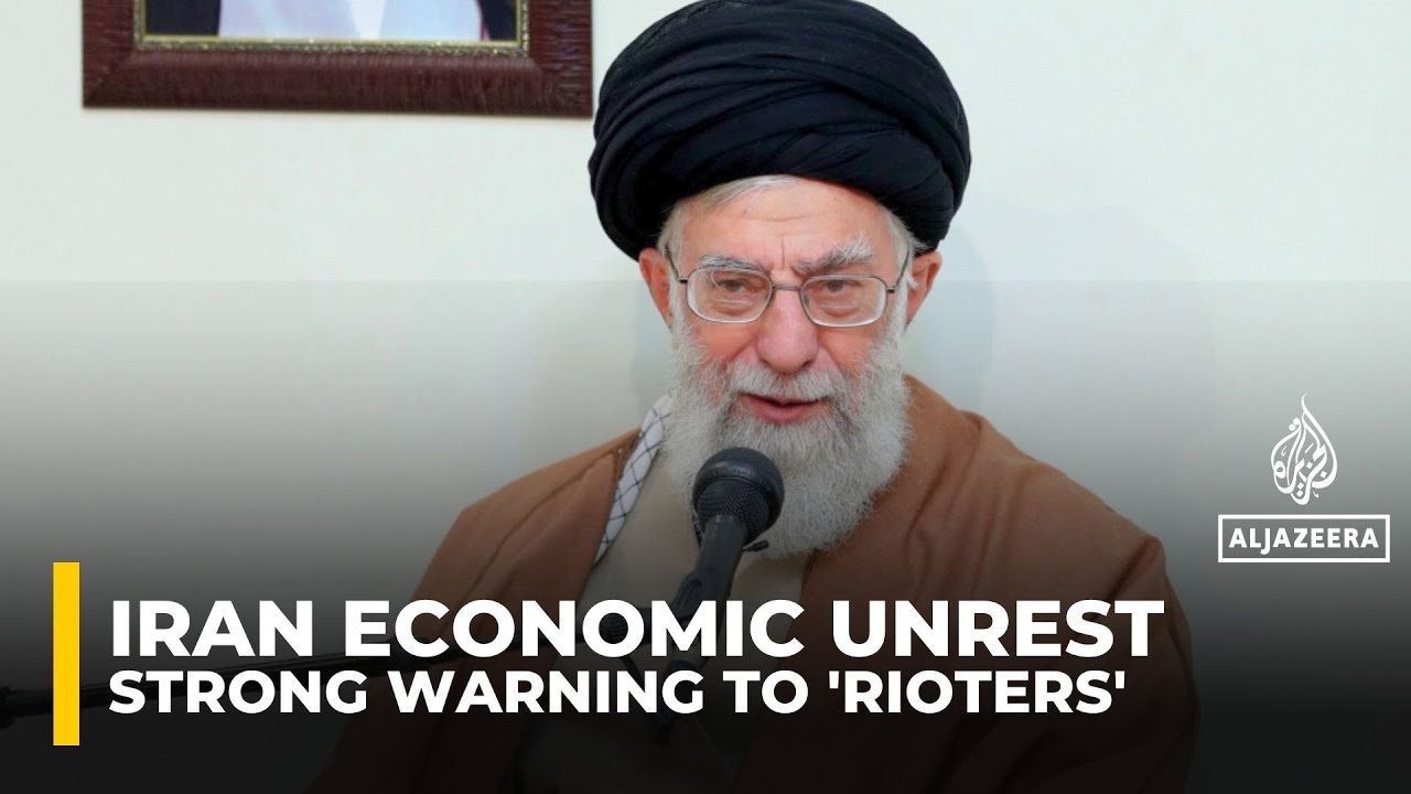 Iran’s Khamenei says rioters ‘must be put in their place’ amid protests