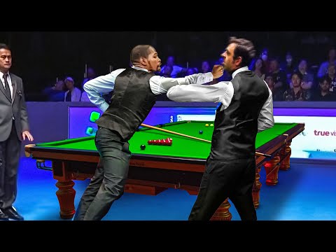 When Snooker Player Gets Angry..