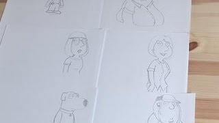 How To Draw Characters From Family Guy