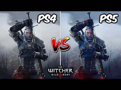 The Witcher 3 Wild Hunt PS4 vs PS5 | The Witcher 3 Wild Hunt PS5 vs PS4