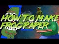 How To Make Jumper Frog Paper Fun Craft