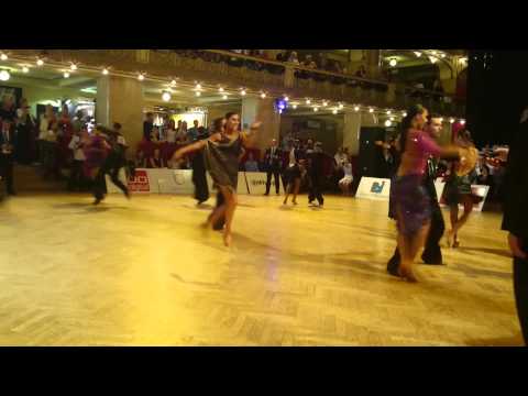 Marek Polacek and Sarka Kotatkova Prague WDSF World Open 2014 - 2nd. round Jive