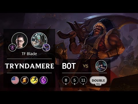 Tryndamere Bot vs Caitlyn - NA Master Patch 9.24