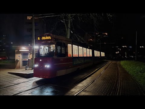 HTM tram 6 Den Haag Leyenburg - Leidschendam Noord | regen | BN GTL8 3133 LensOnline.nl | 2023