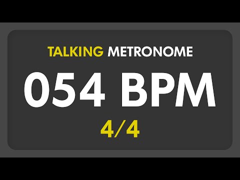 54 BPM - Talking Metronome (4/4)