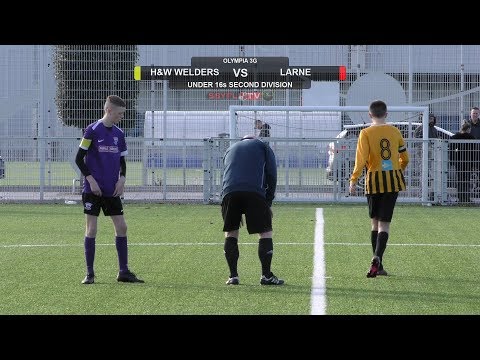H&W Welders v Larne - Under 16s Second Division - 2nd November 2019