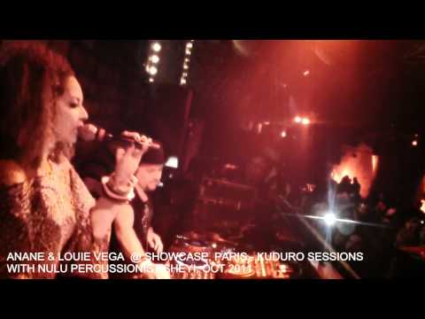 ANANE & LOUIE VEGA  @ SHOWCASE, PARIS - KUDURO SESSIONS WITH NULU PERCUSSIONIST SHEYI, OCT 2011