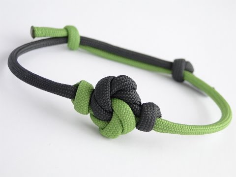 How to Make a Mandala Knot Paracord Sliding Knot...