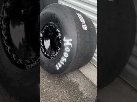 New Weld Double Beadlocks and new set of Hoosiers for the dragster!