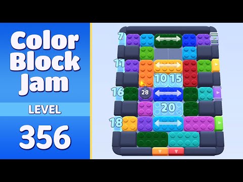 Color Block Jam Level 356 | Every Puzzle Solved! 🎯