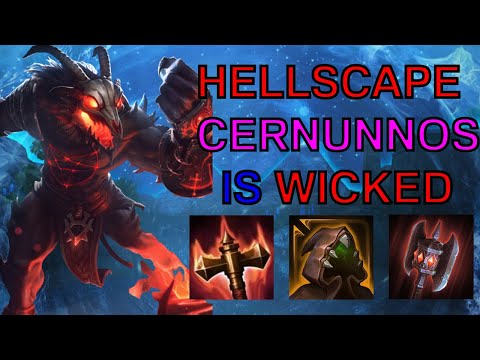 THIS CERNUNNOS SKIN IS WICKED - Cernunnos ADC Smite Conquest