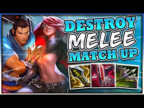 HOW TO ABSOLUTELY STOMP MELEE MATCH UPS BY FREEZING LANE! - League of Legends