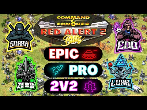 🔴TWO EPIC GAMES! - Pro 2v2 | Red Alert 2: $400 Tournament | Command & Conquer (Blitz)