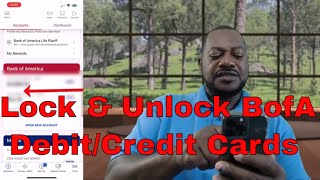 How To Lock & Unlock Your Bank Of America Debit and Credit Cards