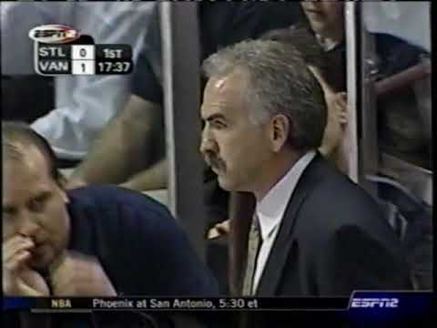 St. Louis Blues at Vancouver Canucks (Game 5) - April 18, 2003 - Christian Laflamme, Chris Osgood