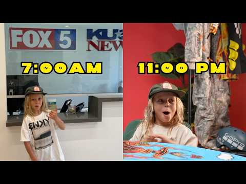 UNREALISTIC DAY IN THE LIFE OF A SUPERSTAR GROM | 2 SURF SESSIONS, SKATE SCHOOL & 2 PODCAST SHOOTS!