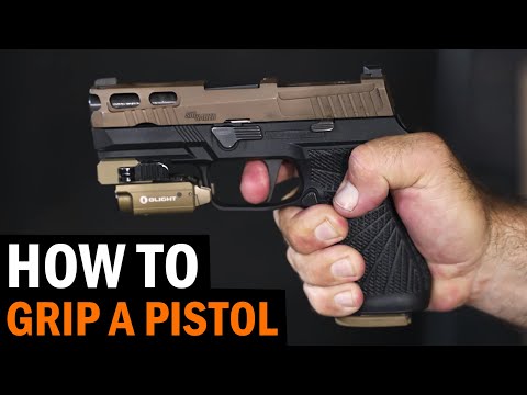 How to Grip a Pistol with Navy SEAL Mark "Coch" Cochiolo