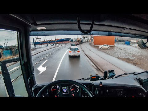 POV Driving Scania R410 4K - Belgium Noord Natie Terminals