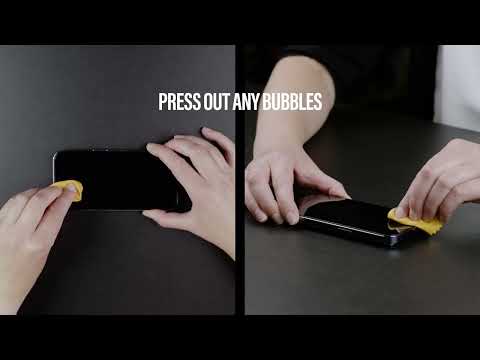 PanzerGlass™ installation video Privacy Screen Protector 3-in-1-Pack