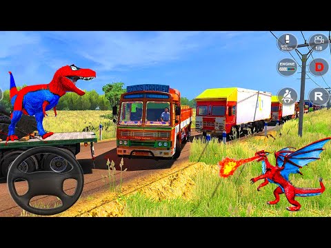 Indian Truck Spooky Stunt: Cargo Truck Driver #6 Cargo Truck Driving Simulator Games
