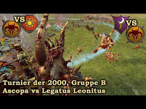 Ascopa vs Legatus - Gruppe B Total War: Warhammer 2 Deutsch