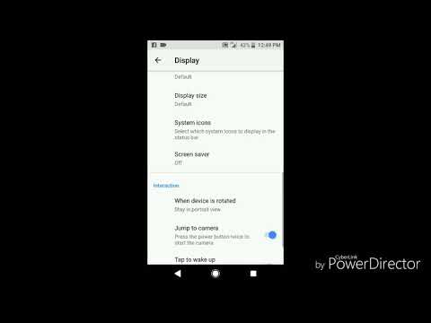 How to double touch wake up and sleep sony xperia x & z3+