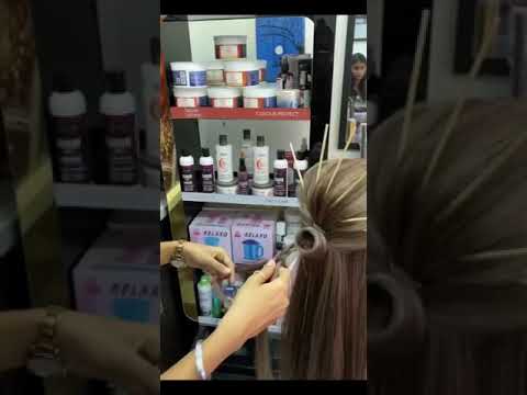 #pear beauty academy #pankti vavadia #semi open hairstyle  flower #baroda# Vadodara beauty academy.