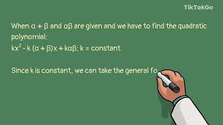 C2 B4 TP3 - Factor form of Quadratic Polynomial in terms of its Zeroes