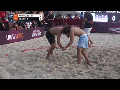 Marcus Eduardo ANTUNES DE SOUZA (BRA) vs. Benjamin Garrett GRAHAM (USA) • Quarter Final • Men's BW 7