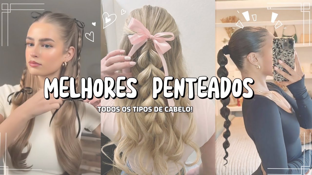 15 MELHORES PENTEADOS PARA ESCOLA! penteados fáceis para todos os cabelos ✨ tutorial