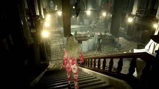 Resident Evil 2 Remake Claire Pink Flower Bodysuit Costum /Biohazard 2 mod  [4K]