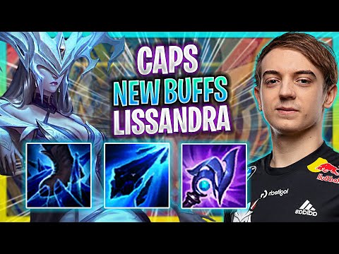 CAPS IS SO STRONG WITH LISSANDRA NEW BUFFS! | G2 Caps Plays Lissandra Mid vs Leblanc! | Season 2023