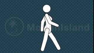 Female Walk Cycle Stick  Video & After Effects