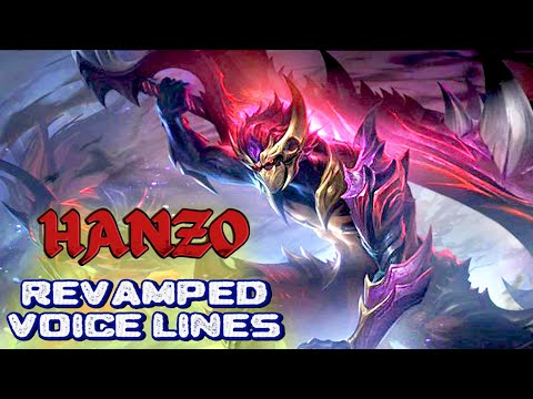 Hanzo Revamped voice lines and quotes \ Dialogues with English Subtitles | Mobile Legends