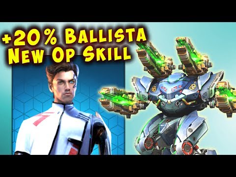 NEW +20% Ballista Spectre Skill - KING OF YAMANTAU - War Robots WR
