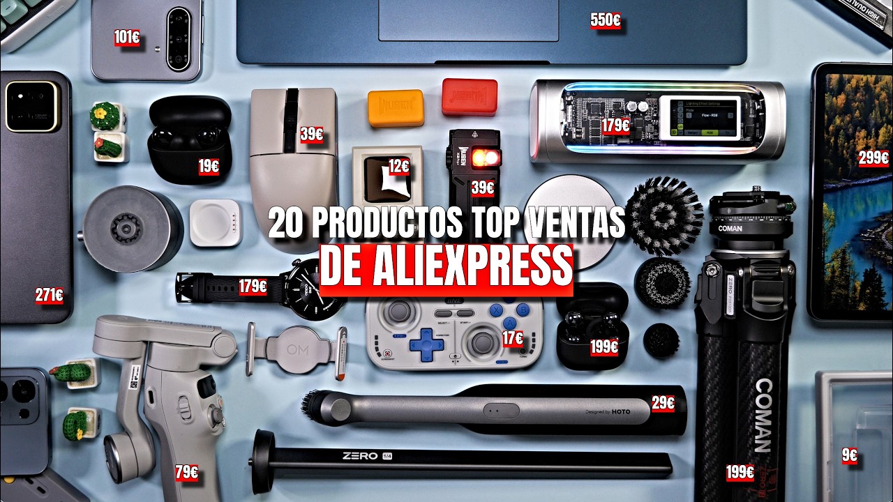 20 productos TOP ventas de ALIEXPRESS 💥 ¡Los grandes DESCUENTOS!