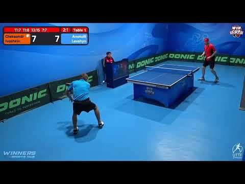 12:00 Oleksandr Ivashkin 3-1 Anatolii Levshyn West 1 WIN CUP 01.12.2022 | TABLE TENNIS WINCUP