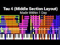 [Black MIDI] Tau 4 (Middle Section Layout) | (This Is Not Real Midi)