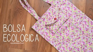 COMO HACER TU BOLSA DE TELA ECOLOGICA PARA COMPRAS  - DecoAndCrafts