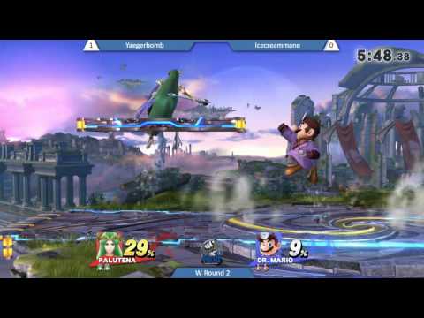 Westland Warzone 3/29 WR2 Yaegerbomb (Palutena/Bowser Jr) vs Icecreammane (Marth/Dr Mario)