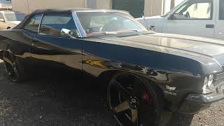 Stitched by slick 70 impala on 26s burnout